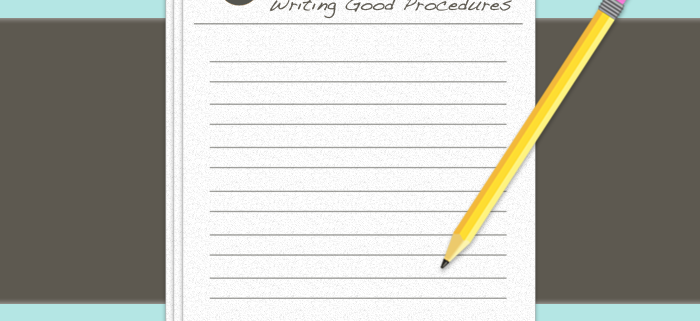 Writing Good Procedures