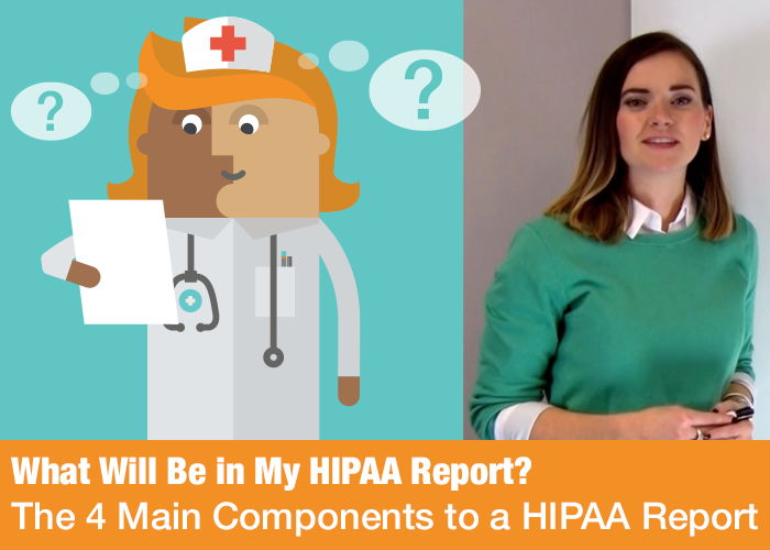 What Will Be in My HIPAA Report? The 4 Main Components to a HIPAA Report