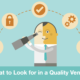 What to Look for in a Quality Vendor