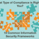 What Type of Compliance is Right for You? 10 Common Information Security Frameworks